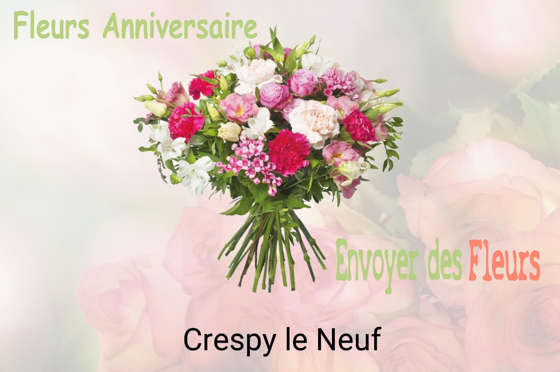 Bouquet de fleurs d’anniversaire livré à Crespy-le-Neuf